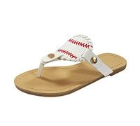 Flat Flip Flops For Women Comfortable,Casual Flip Flops For Women With Metal Rivet Decor Open Toe Lightweight Breathable Summer Slippers Comfy Plantar Non-Slip Causal Shoes For Indoor Outdoor