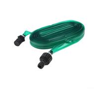 Flat for soaker Hose 15m PVC Garden Irrigation Tube Flat for(7.5M) | 15m length, flat design prevents kinks, sturdy PVC, for ideal for long garden rows, for durable construction