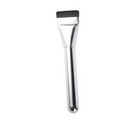 Flat Foundation Brush,Korean Makeup Brush,Spatula Facial Brush,Liquid Foundation Makeup Brush,Portable Concealer Brush for Beauty Tools(silver)