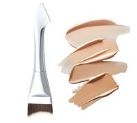 Flat Foundation Brush - Precision Detail Blending, Perfect For Blending Liquid, Ultra Thin Bristles Makeup Brush | Concealer Brushes For Blend Liquid Cream Teens Girl College Student Dancer