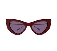 Flat Front Cat-Eye Sunglasses, unisex, Gucci, Sunglasses, Red, 52 MM, Accessories 52 MM
