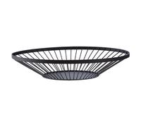 FLAT FRUIT BASKET WITH MATTE BLACK FRAME