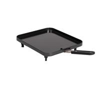 Cadac Flat Grill Plate with Handle 2 Cook 3 Camping Stove, Black