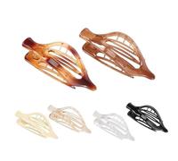 Flat Hair Claw - Slide Claw Clips Vintage Style | 6 Pieces Non-Slip Hair Clips Hairdressing Accessories Ultra Light and Strong Hold for Optimal Hold