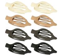 Flat Hair Clips 4.7 Inch Large Side Slide Volume Clips for Women & Girls, Internal Tooth Design, Strong Hold Matte Hair Clips for Thick Hair & Thin Hair, Duck Billed Barrettes (Set 19)