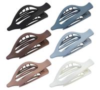 Flat Hair Clips 4.7 Inch Large Side Slide Volume Clips for Women & Girls, Internal Tooth Design, Strong Hold Matte Hair Clips for Thick Hair & Thin Hair, Duck Billed Barrettes (Set 14)