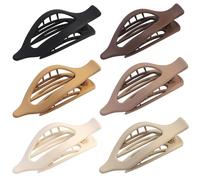 Flat Hair Clips 4.7 Inch Large Side Slide Volume Clips for Women & Girls, Internal Tooth Design, Strong Hold Matte Hair Clips for Thick Hair & Thin Hair, Duck Billed Barrettes (Set 25)