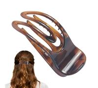 Flat Hair Clips, 9 x 4 x 3.5 cm - PC Women's Clip, Elegant Curved Barrette | Non-slip Crocodile Bananas Strong Hold, Hair Styling, Daily Travel, Party Gift