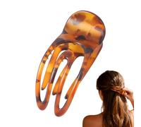 Flat Hair Clips, 9 x 4 x 3.5 cm - PC Women's Clip, Elegant Curved Barrette | Non-slip Crocodile Bananas Strong Hold, Hair Styling, Daily Travel, Party Gift