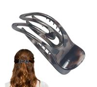 Flat Hair Clips, 9 x 4 x 3.5 cm - PC Women's Clip, Elegant Curved Barrette | Non-slip Crocodile Bananas Strong Hold, Hair Styling, Daily Travel, Party Gift