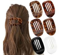 Flat Hair Clips for Women & Girls, 2025 New Elegant Duckbill Hairpins, Simple Hair Clips for Thick & Thin Hair, Hair Accessories (6PCS)