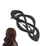 Flat Hair Clips for Women Non-Slip Grip Lightweight Floral Engraving