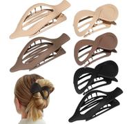 Flat Hair Clips | Horizontal Hairpin Barrette Hairgrips Banana Clips,Vintage Headwear Accessories, Headdress for Family, Friends, Colleagues