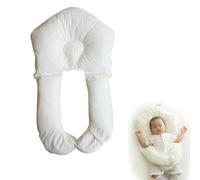 Flat Head Baby Pillow, BabyHead Shaping Pillow Full Body Support Pillow, Baby Head Support Pillow Prevents & Corrects Plagiocephaly Protect the Healthy Growth of Cervical Spine