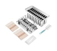 Flat Head Flat Plate Ice Pop Mold,Home/Commercial Ice Lolly Moulds, Ice Cream Mold w/Sticks(20Pcs 115g/0.25lbs Flat Head Flat Plate)