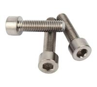 Flat Head Hex Socket Cap Screws Bolts, 1 PC M1.6 M2 M2.5 M3 M4 M5 M8 M10 M12 M14 M16 Titanium Hex Aleen Socket Cap Head(30mm M8 X1.25mm)