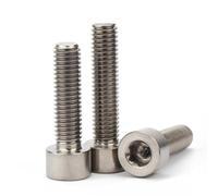 Flat Head Hex Socket Cap Screws Bolts, 1PC M/4/5/6/8 x 8 12 16 20 25 30 35 40 45 50mm Titanium Hex Socket Cap Head Screw Bolts(M6x45 mm)
