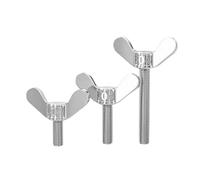 Flat-Head Screw Big Ear Bolt Hand Claw Screws Wing Nut Thumb Screw Hardware Tools M4 M5 M6M8(90mm,M4-(2pcs))