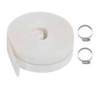 Flat Hose White 25m 1in (25mm) PE Polyester Reinforced Lay-Flat Water Hose 8bar