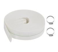 Flat Hose White 38mm x 50m PE Polyester Reinforced Irrigation 8bar Heavy-Duty HD