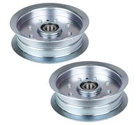 Flat Idler Pulley for MTD 756-05034A John Deere GY20629 GY22082 Fits D170 D100 L118 L111 L108 D110 D125 XT1-LT42 XT1-LT46 XT2-LX46 (1 Pack)