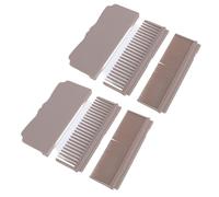 Flat Iron Comb Attachment, 2 Set Plastic Clip On Hair Straightener Comb Accessory for Smoothing Styling at Home and Salon