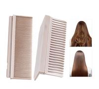 Flat Iron Comb, Clip On Barber Grip Comb, Detachable Straightening Combs Attachment For Flat Iron, Hairdressing Accessories For Electric Straightener