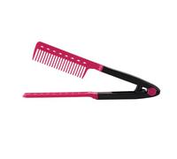 Flat Iron Comb - Household V Shaped Hair Comb - V-Shaped Curved Design Hair Styling Comb for Hotel, Dormitory, Business Trip, Home, Travel
