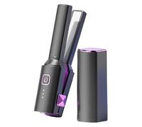 Flat Iron for Short Hair - 2-in-1 Portable Small Anti-Scalding Tool,Hot Tools Straightener | for Daily Home Travel Salon Wedding Bridal Party Summer Holiday Festival Spa Grooming