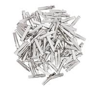 Flat Iron Single Prong Duck Alligator Hair Clips DIY Bows 50 Pcs 6x45mm