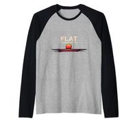 Flat is Where It's at Raglan Baseball Tee