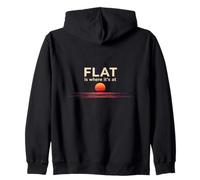 Flat Is Where It's At Zip Hoodie