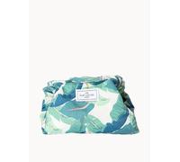Flat Lay London Drawstring Bag - Tropical Leaves