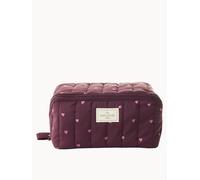 Flat Lay London Marshmallow Flat Lay Makeup Box Bag - Burgundy Hearts LOOKFANTASTIC EXCLUSIVE