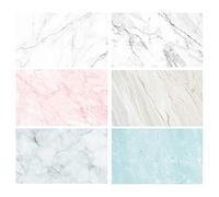 Flat Lay Marble Backdrops Set 3pcs 34x22inches/54x84cm Food Photography Photoshoot Background Double Sided Marble for Photo Studio Jewelry Tabletop Blogger Pictures Props