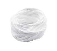 Flat Leather String Cord， 10 Meters Faux Suede Cord for DIY Jewelry Making Multicolor 2.5mm Width(White)