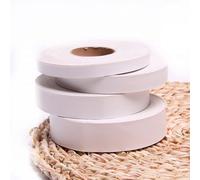 Flat Leather String Cord 10m 10-25mm Edging Strips Braided PU Leather Strap Findings Flat Cord String Rope DIY Necklace Bracelet Making for Craft(White,10mm)