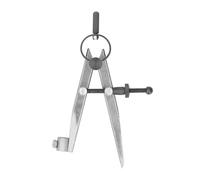 Flat Leg Spring Caliper, Carbon Steel Spring Divider, 150mm Scribing Tool for Woodworking and Geometry Drawing with Quenched Tips