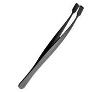 Flat Lower Eyelash Tweezers, Mandrel Eyebrow Tweezers, Compact Eyelash Applicator, Easy And Safety To Use, Can Use It Long Time Not Easy To Break 11.9cm For Women