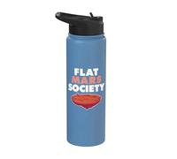 Flat Mars in Space Flat Mars Society Stainless Steel Insulated Water Bottle