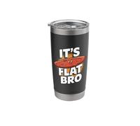 Flat Mars Society Funny Sarcastic Science Planet Stainless Steel Insulated Tumbler