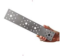 Flat Mending Plates for Wood, 280x55mm, 2.5mm Heavy Duty, Pack of 5, Galv