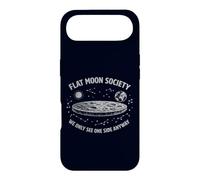 Flat Moon Society Funny Space Conspiracy Sarcastic Astronomy Case for iPhone Air
