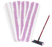 Flat Mop Refill for H2prO Flat Mop System - Washable Reusable Scrubby Mop Pads for Hardwood Floor Cleaning Replacement Pads(4Pack)