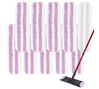Flat Mop Refill for H2prO Flat Mop System - Washable Reusable Scrubby Mop Pads for Hardwood Floor Cleaning Replacement Pads(10Pack)