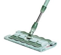 Flat Mop With Stainless Steel Handle, 360 Degree Rotating Flat Head, 650g, Floor Cleaning Mop, Microfiber Mops, Adjustable Handle With 7 Pads, For Homes, Kitchens, Apartments, And Commercial Spaces