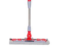 Flat Mops - 360 Degree Rotating Mop, Extendable Dry Dust Scrubber, Telescopic Handle, Quick Cleaning Laundry with 7 Pads for Commercial Daily Maintenance Kitchens Apartment Tile