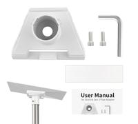 Flat Mount for Satellite, Satellite Tube Adapter, Bracket, Pipe Adapter for Mast Mounting, High Performance, Versatile Internet Kit Satellite Tube Adapter for Satellite Pole
