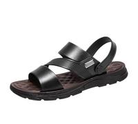 Flat Mules Women's Summer Sandals Women's Summer Comfortable Beach Sandals Open Toe Outdoor Sandals Soft Non-Slip Leisure Sandals Platform Barefoot Sandals Wear-resistant Slip-On Shoes, black, 10 UK
