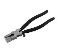 Flat Nose Draw Tong Pliers, 21.5 cm Metal Wire Drawing Tool with Adjustable Function Long Reach for Jewelry Making and Repairs(Red)